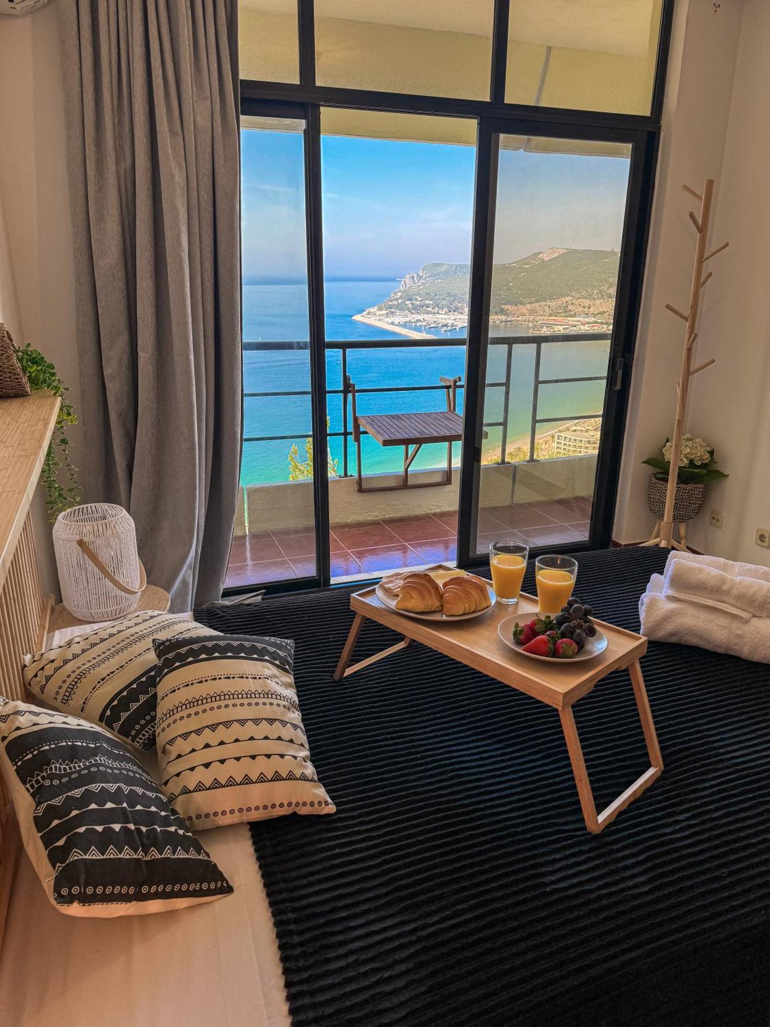 Penthouse Ocean View Sesimbra - Parking @Center Apartman Kültér fotó
